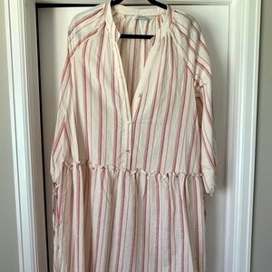 Zara striped dress- Size Medium